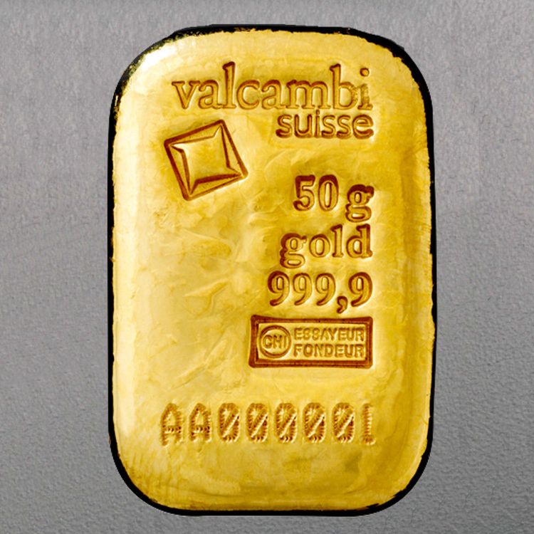 Goldbarren 50g