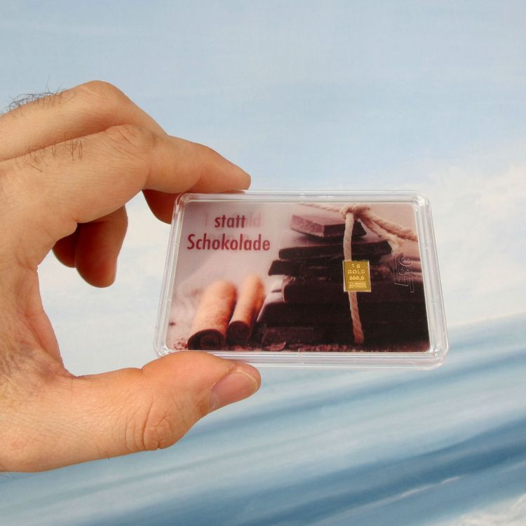 Goldgeschenk als Mitbringsel Goldgeschenk als Mitbringsel