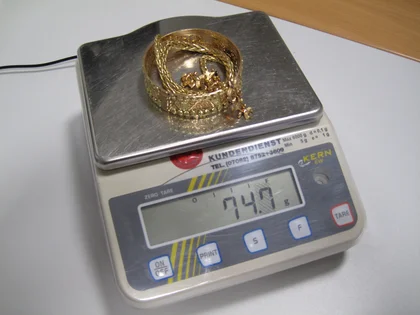 Schmuck nach Gewicht