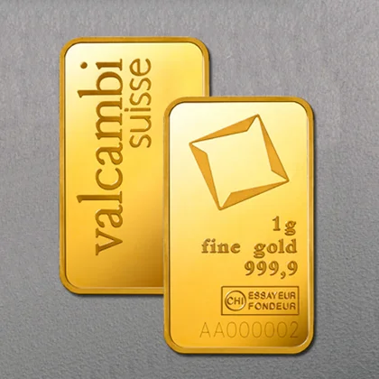 Goldbarren 1g