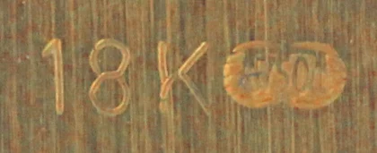18K Schmuckstempel