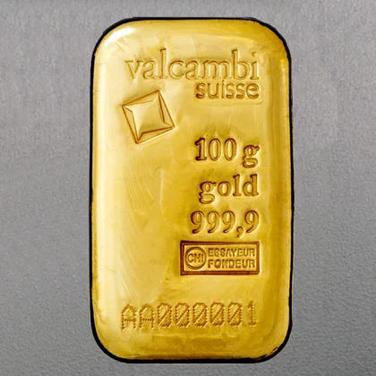 Goldbarren 100g