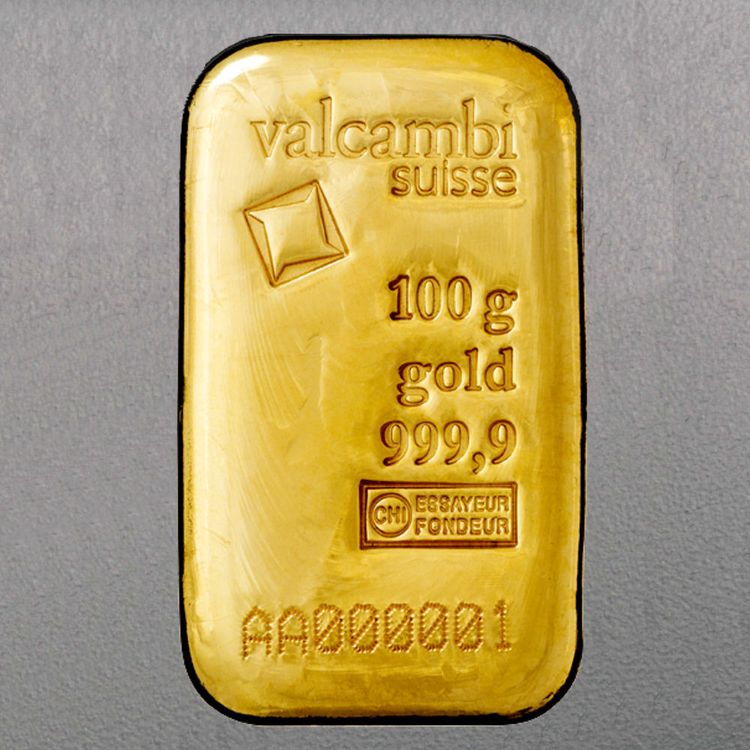 Goldbarren 100g