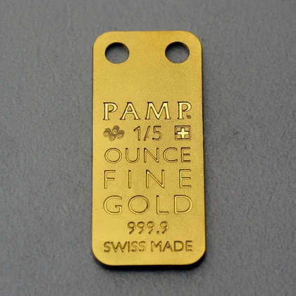 1/5oz Schmuckbarren Feingold PAMP
