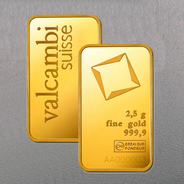 Goldbarren 2,5g