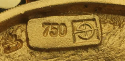 Gelbgoldstempel 750